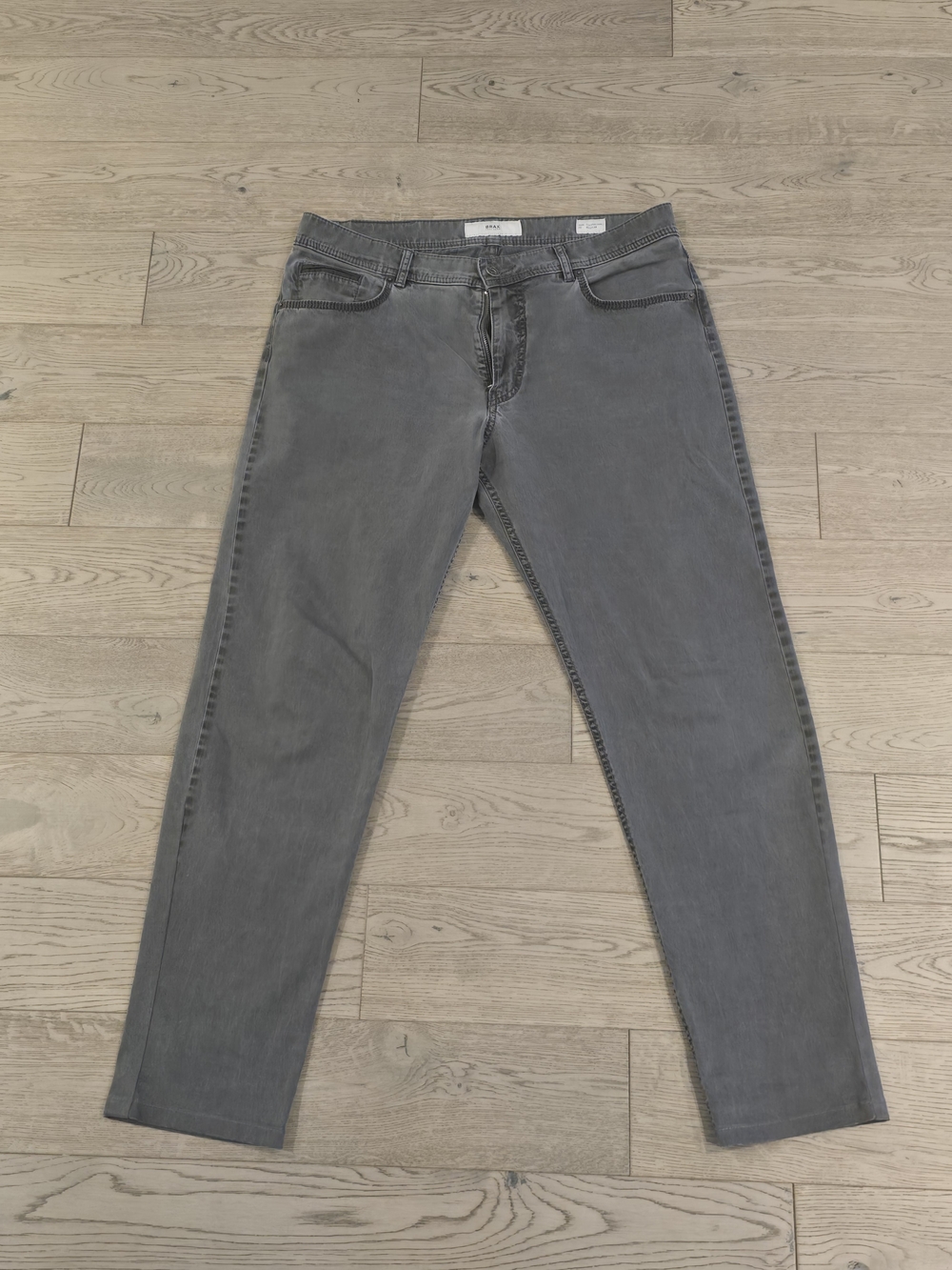 Slim Straight Men's Gray Jeans